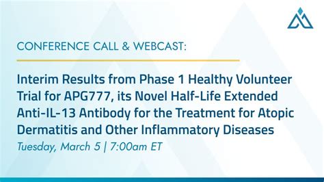 apg777|Apogee Announces Positive Interim Results from Phase 1 Healthy .